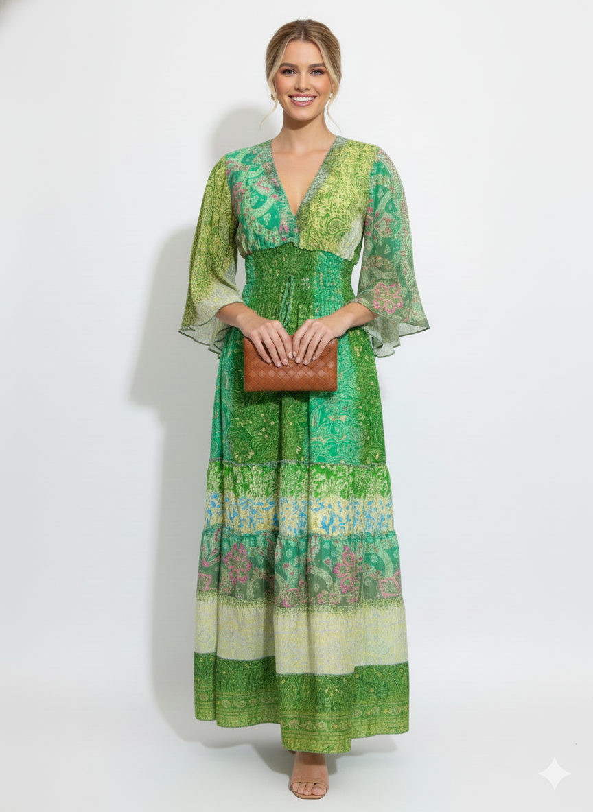 VESTIDO BOHO "MELODIA DE COCO"