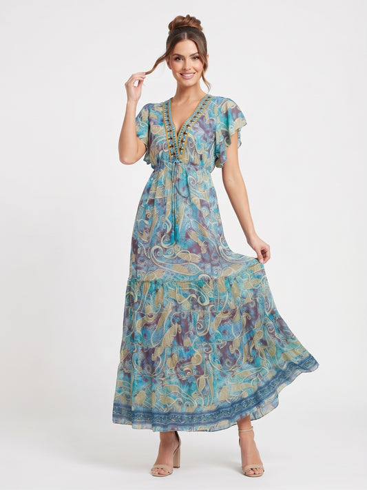 VESTIDO BOHO "MELODIA DE COCO"