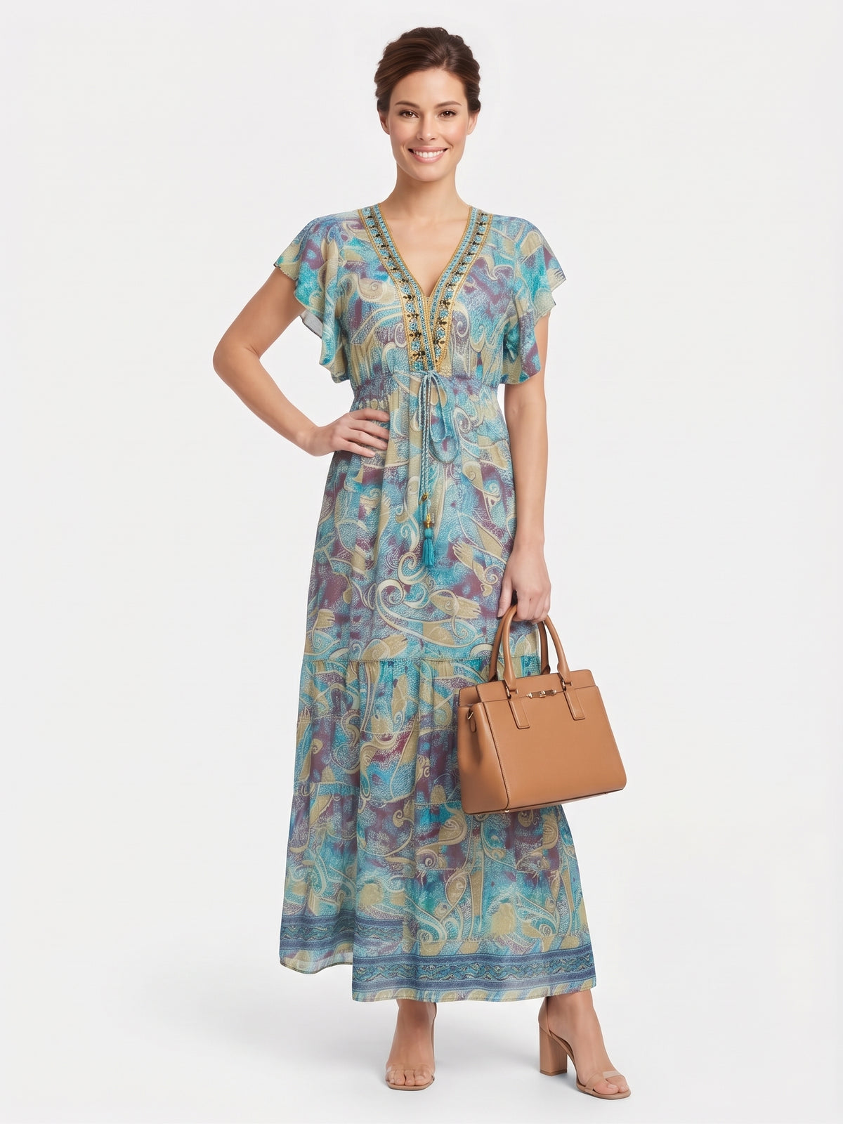 VESTIDO BOHO "MELODIA DE COCO"