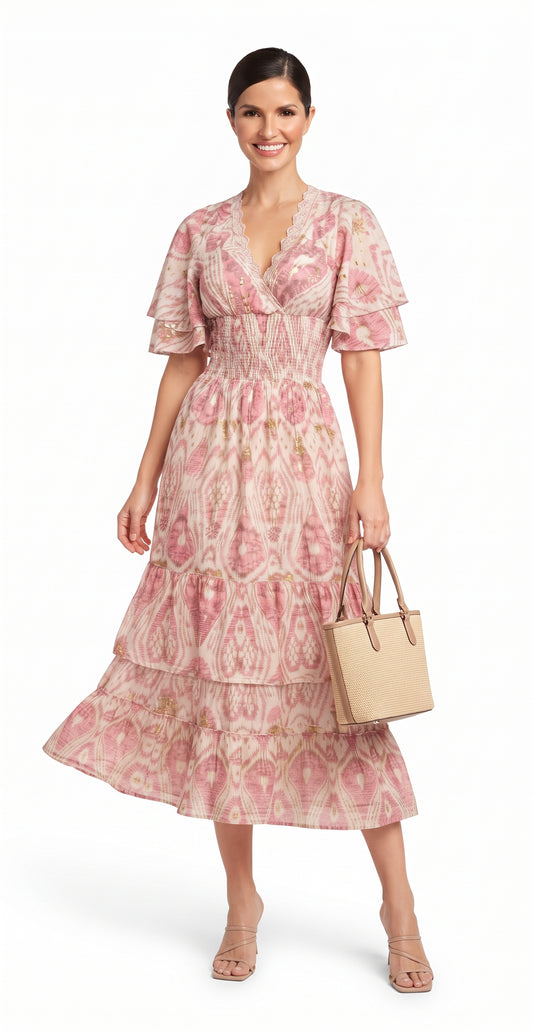 VESTIDO LARGO BOHO "CIELO DE VERANO"