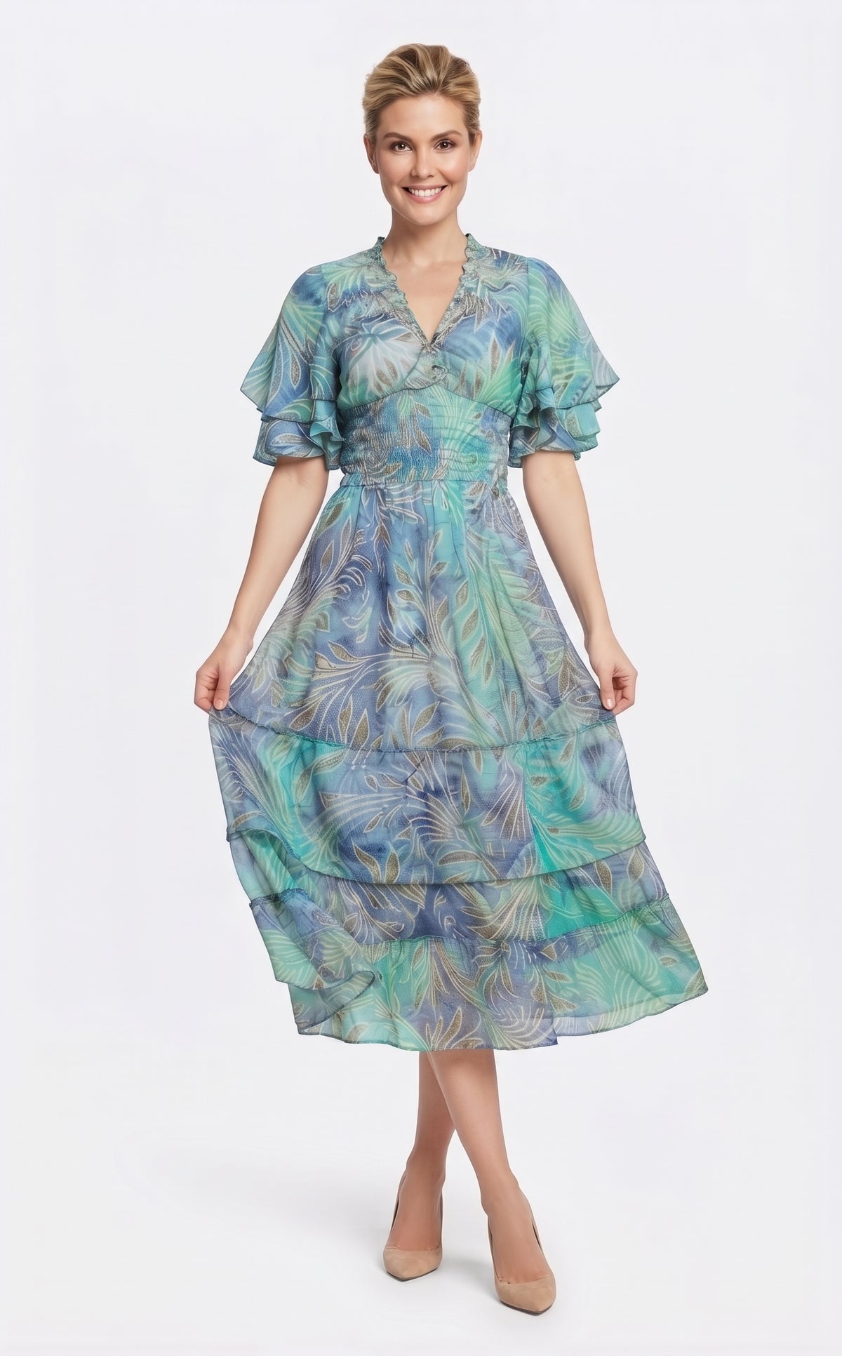 VESTIDO LARGO BOHO "PLAYA SERENA"