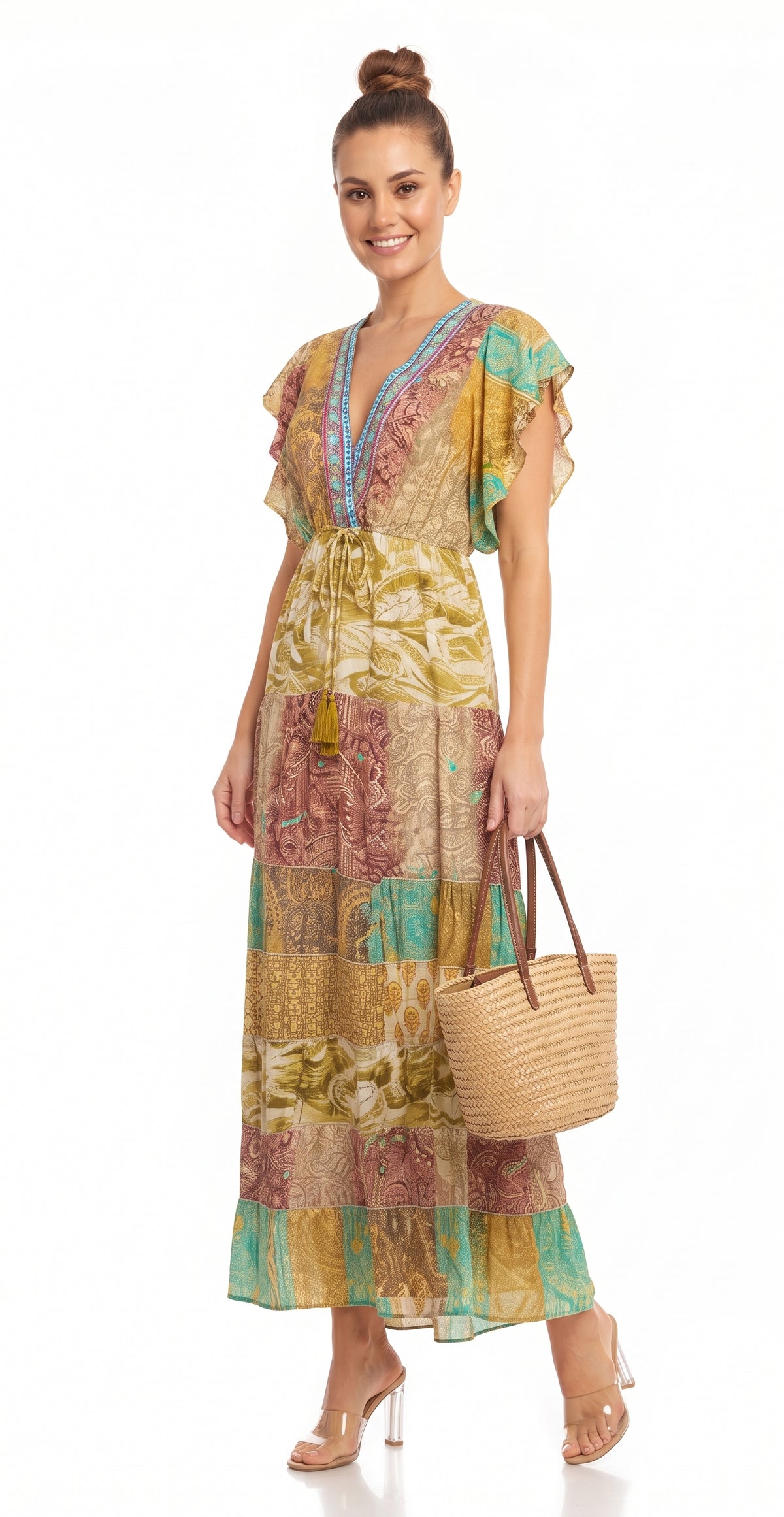 VESTIDO LARGO BOHEMIO "FRESCURA"
