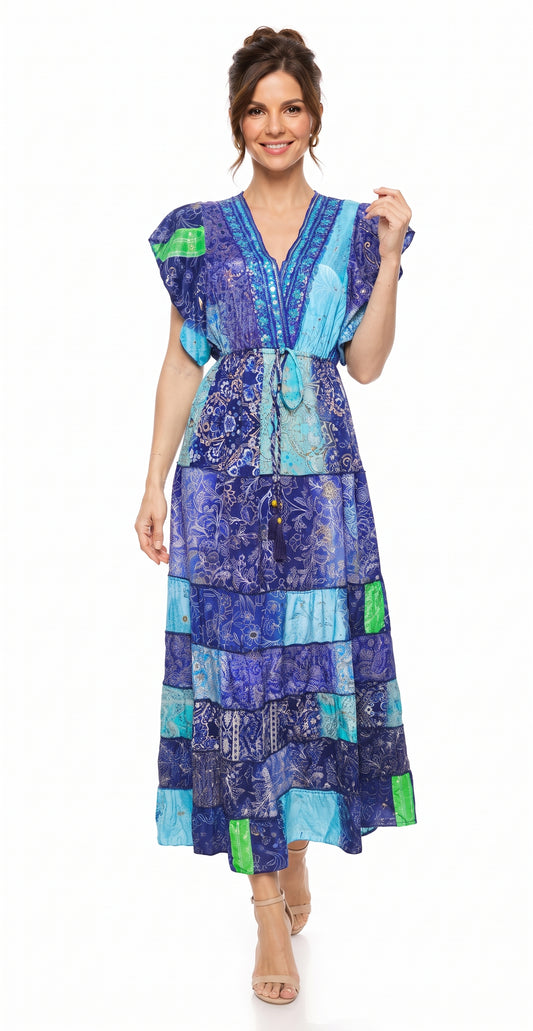 VESTIDO BOHEMIO "ESENCIA TROPICAL"