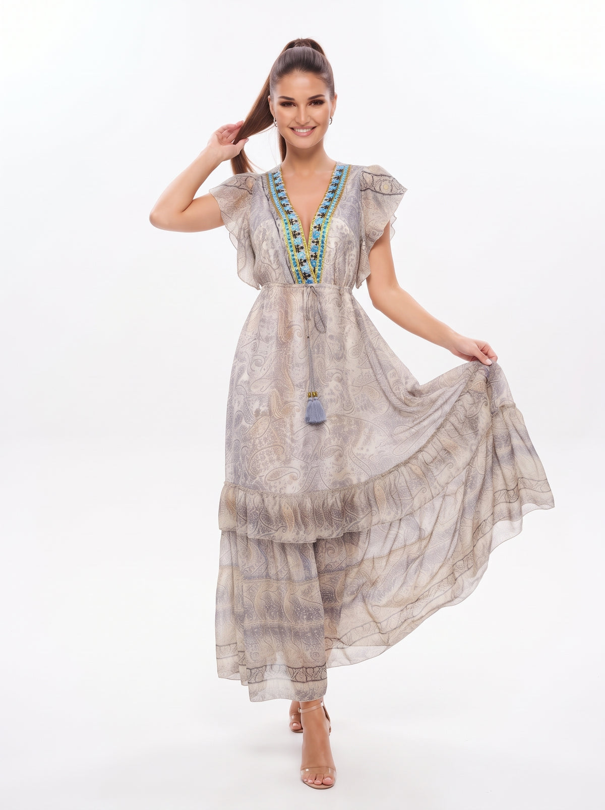 VESTIDO BOHEMIO "BELLEZA SALVAJE"