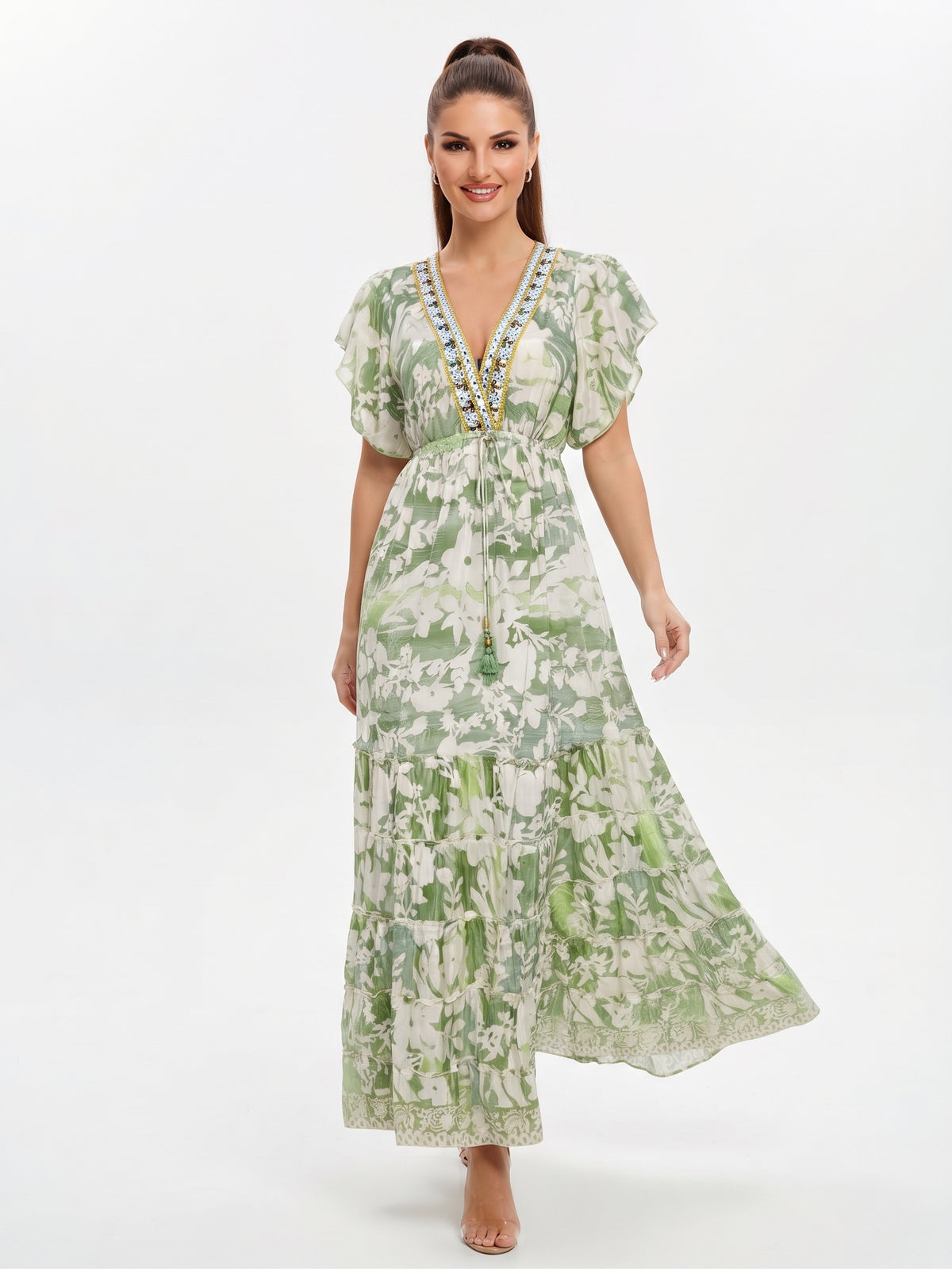 VESTIDO BOHEMIO "ENCANTO DE DEBORAH"