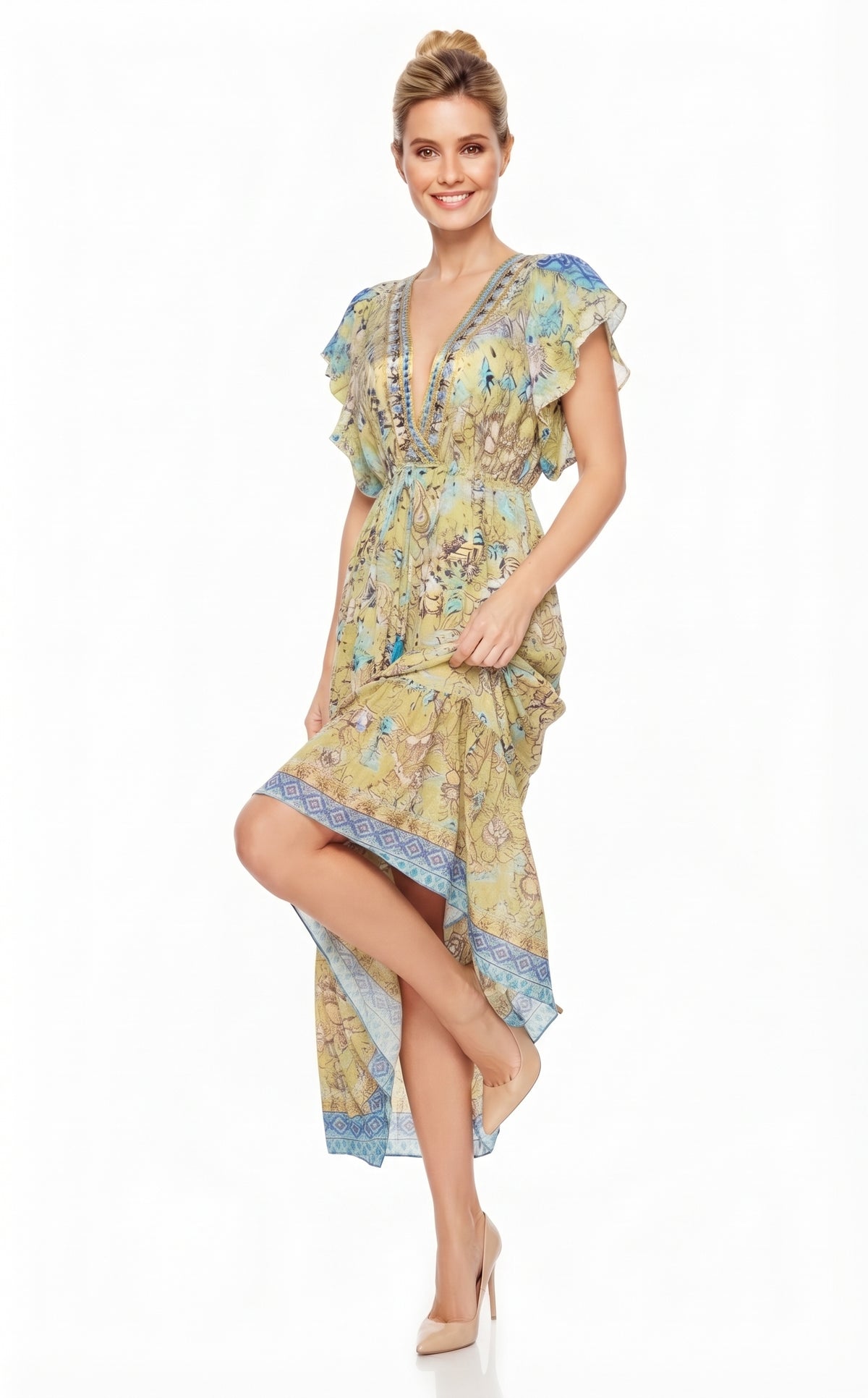 VESTIDO BOHEMIO "ALMA D FLORENCIA"