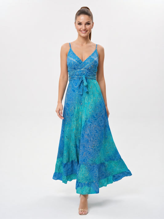 VESTIDO LARGO BOHO "VIENTO DEL CARIBE"