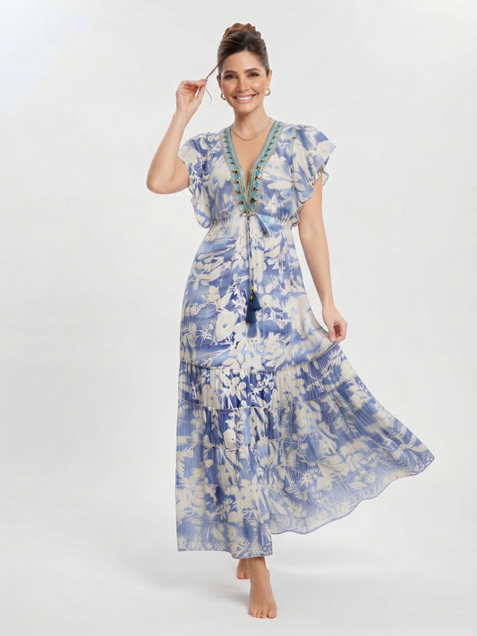 VESTIDO BOHEMIO BOHO "FRESCO AMANECER"