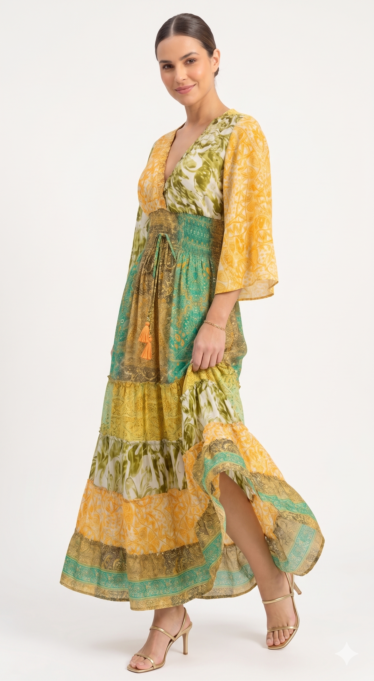 VESTIDO BOHEMIO "SOL DE VAINILLA"