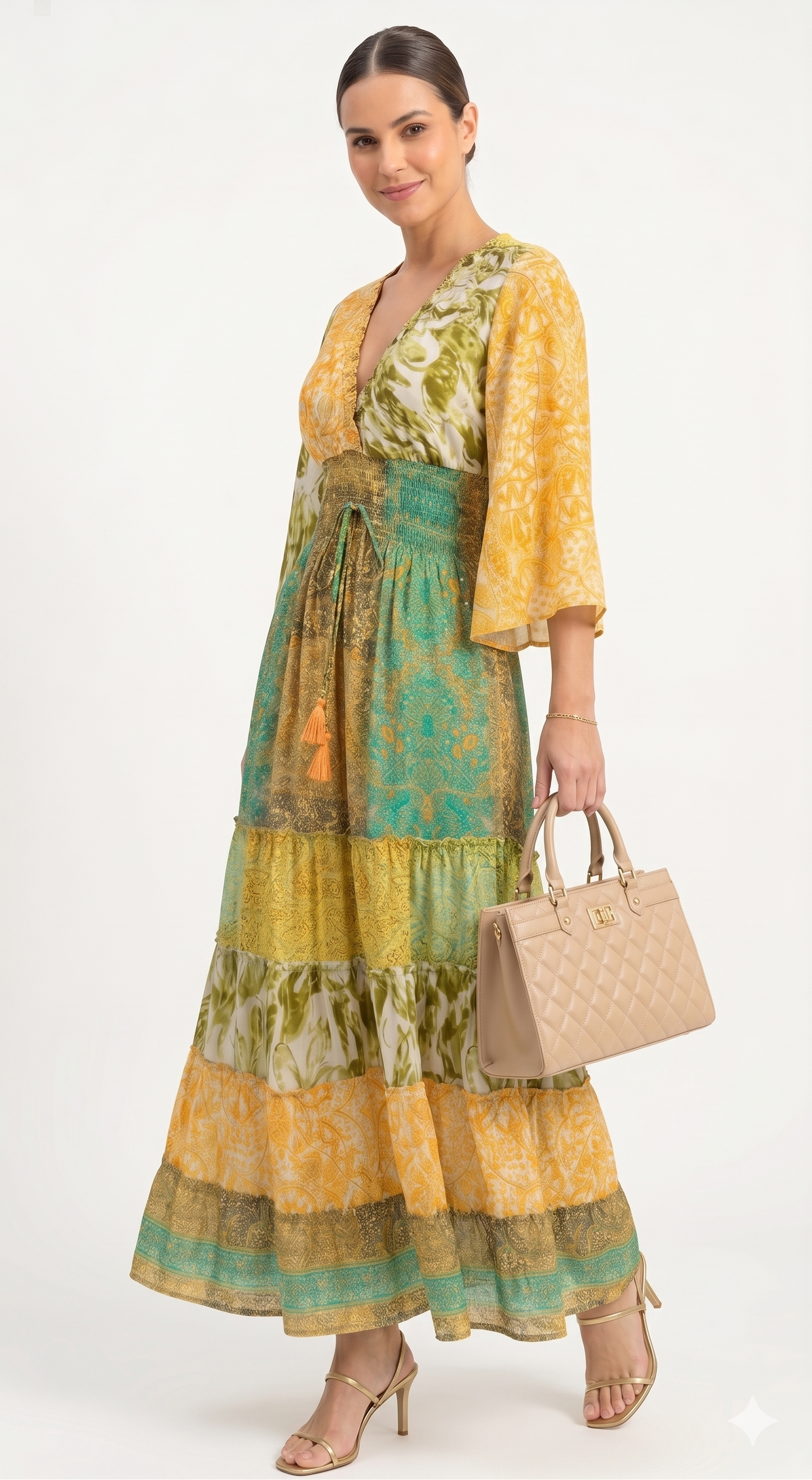 VESTIDO BOHEMIO "SOL DE VAINILLA"