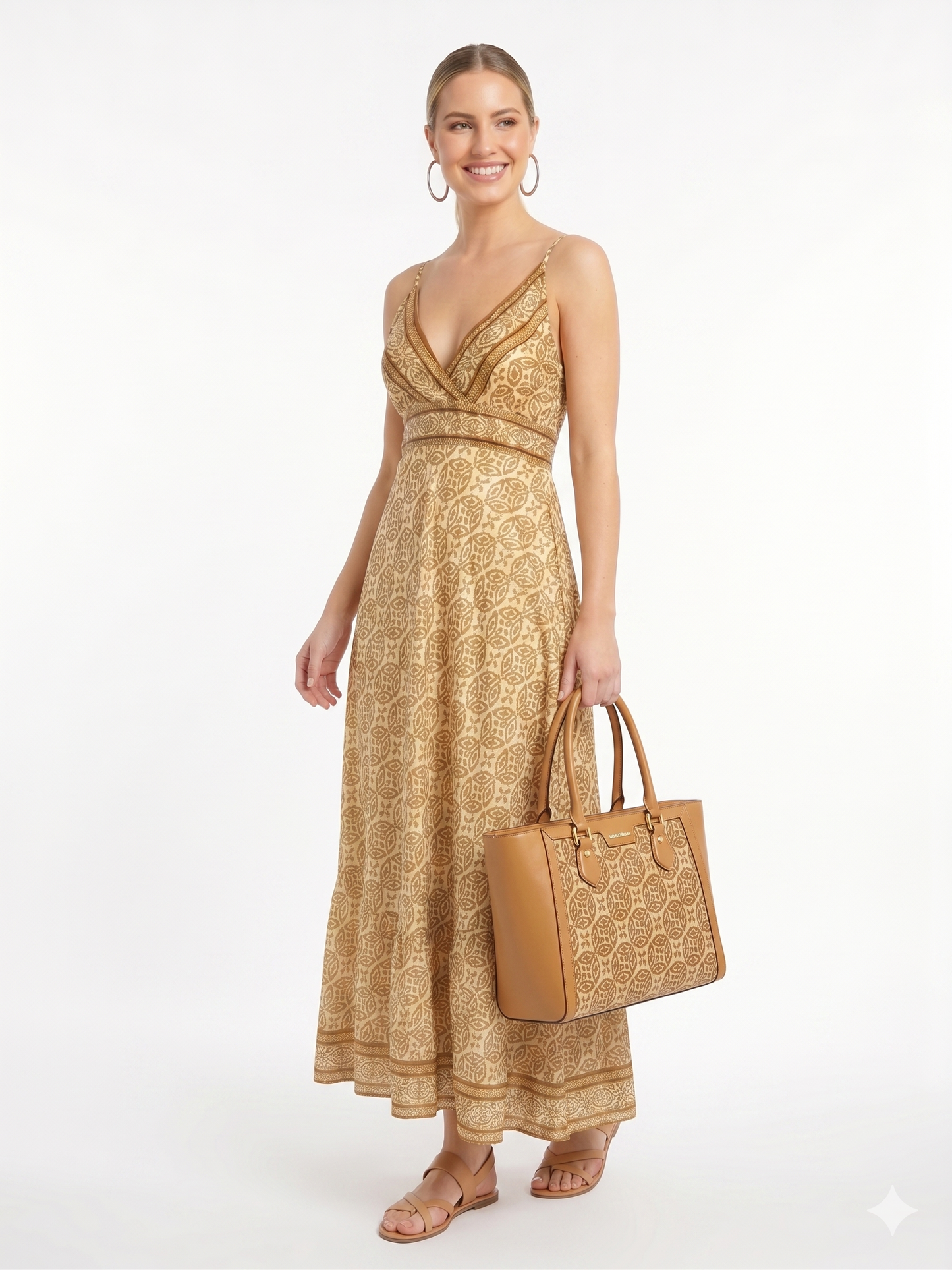VESTIDO BOHEMIO "LUZ DE ARENA"