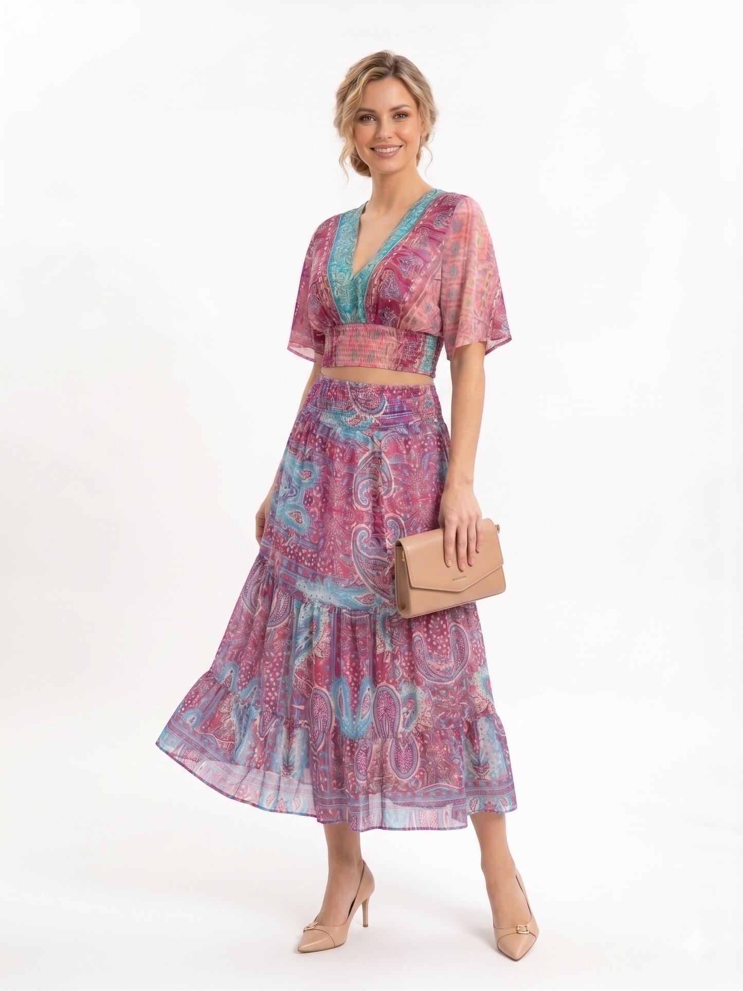 VESTIDO BOHEMIO "AMANECER DE PERLA"