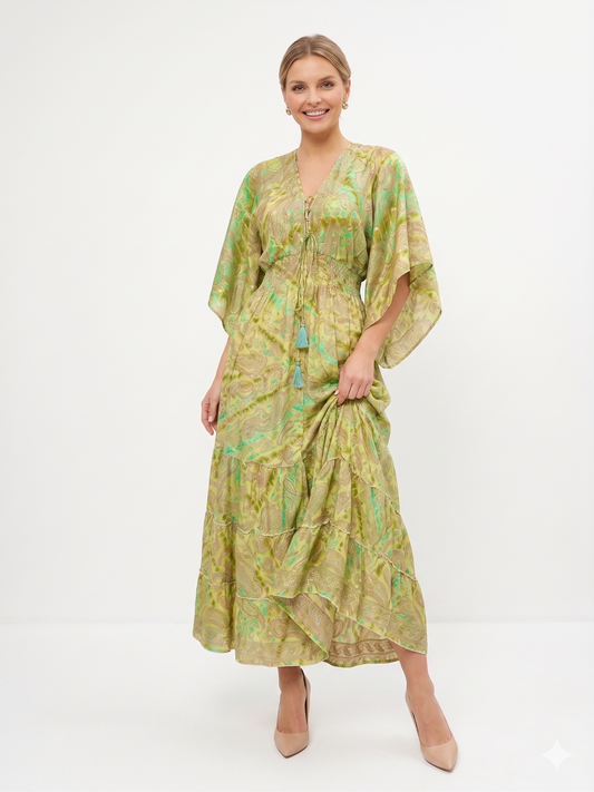 VESTIDO BOHEMIO "FRESCURA MEDITERRANEA"