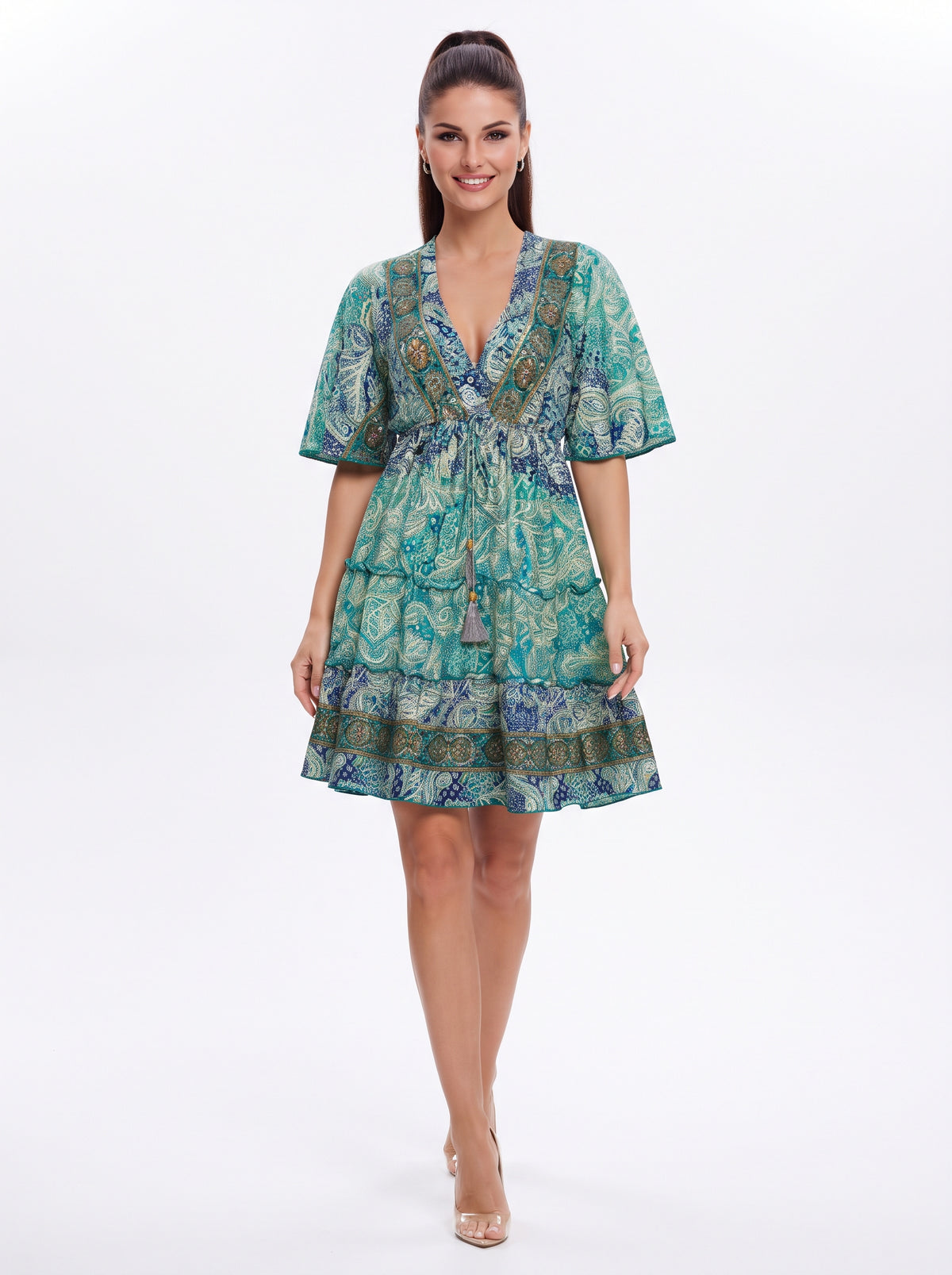 VESTIDO BOHEMIO "SUPER FRESH"