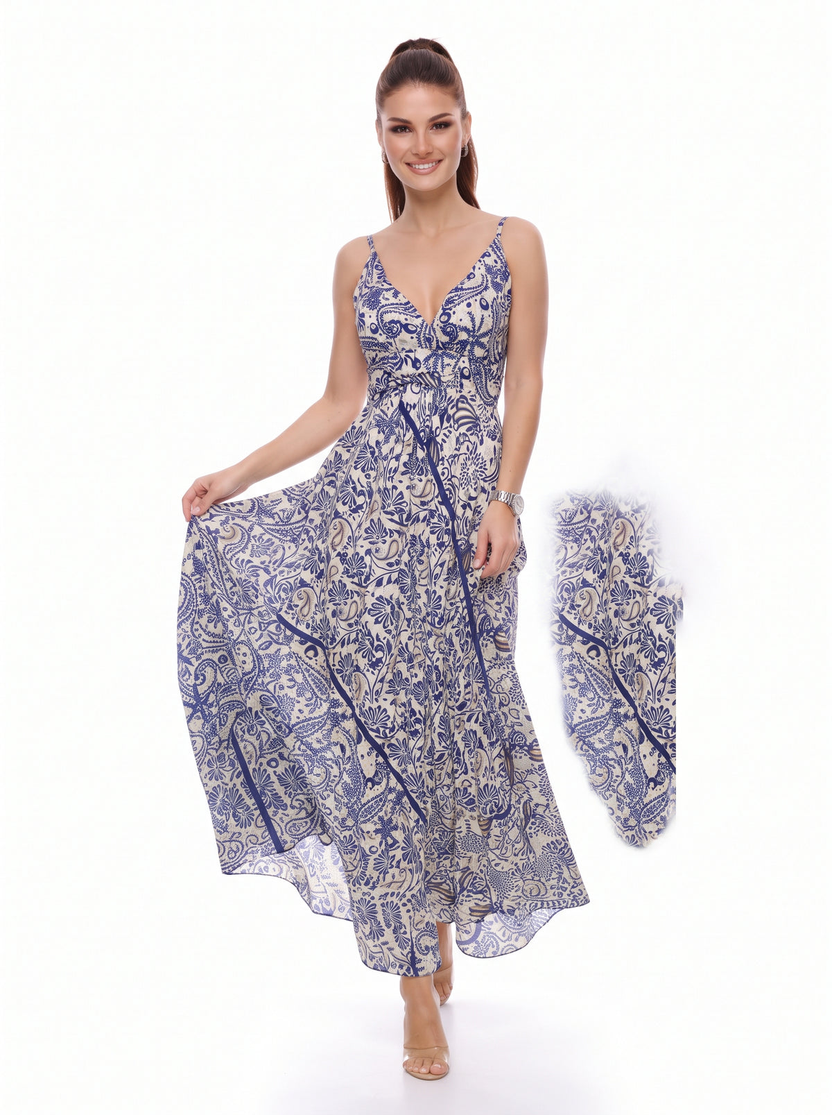 VESTIDO LARGO BOHO "ARENA & BRISA"
