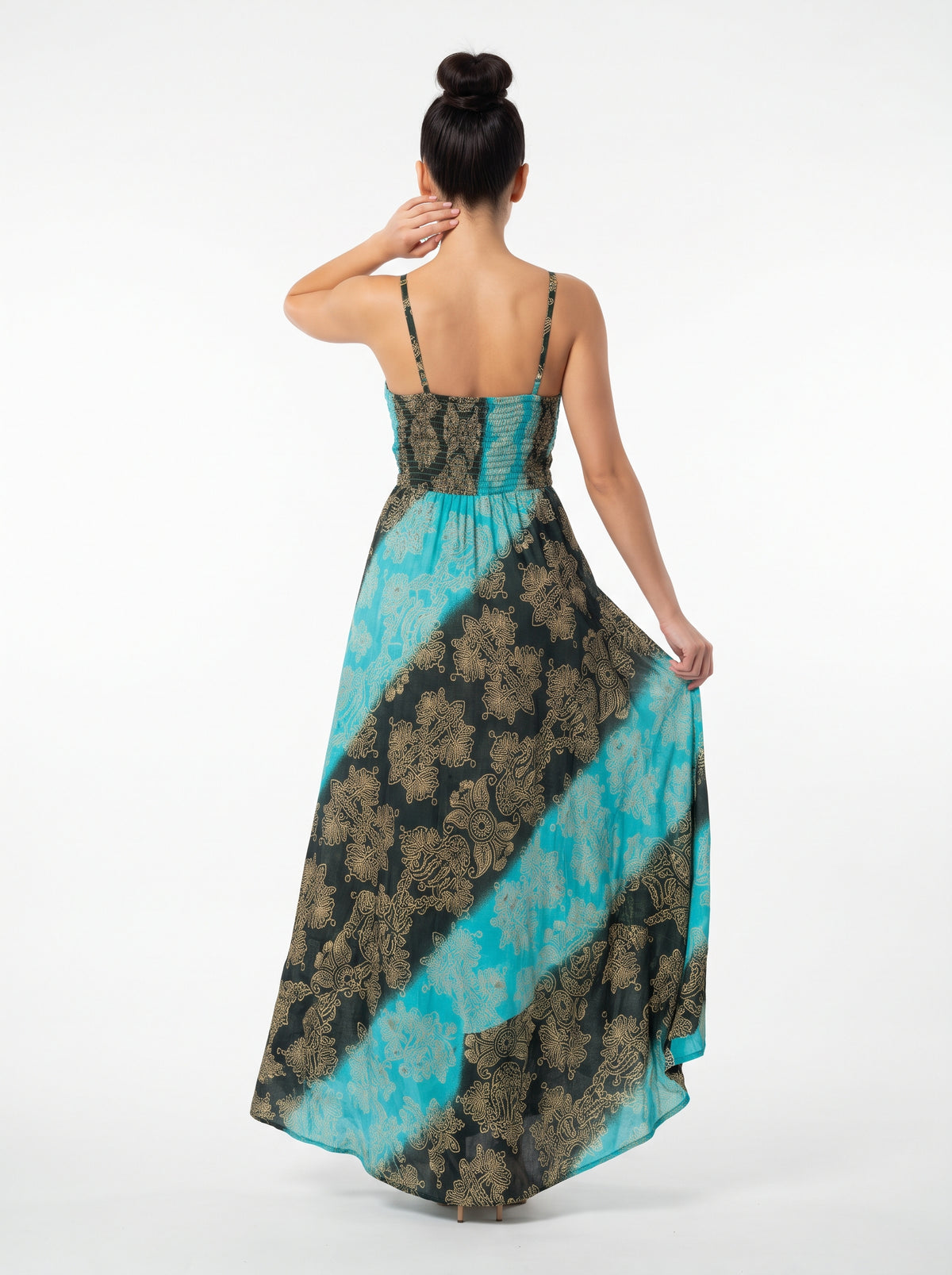 VESTIDO BOHO CHIC "CORAL DREAM"