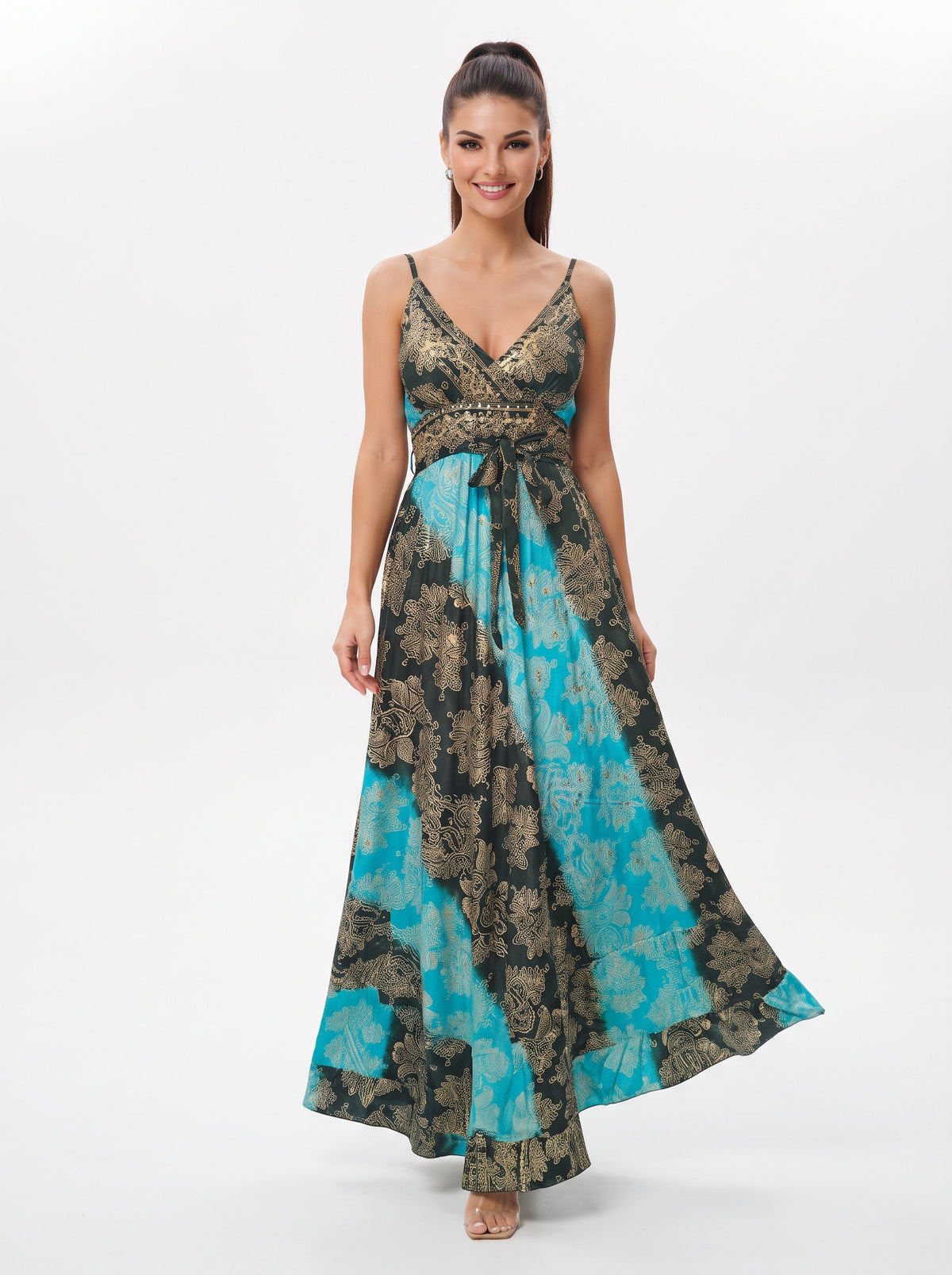 VESTIDO BOHO CHIC "CORAL DREAM"
