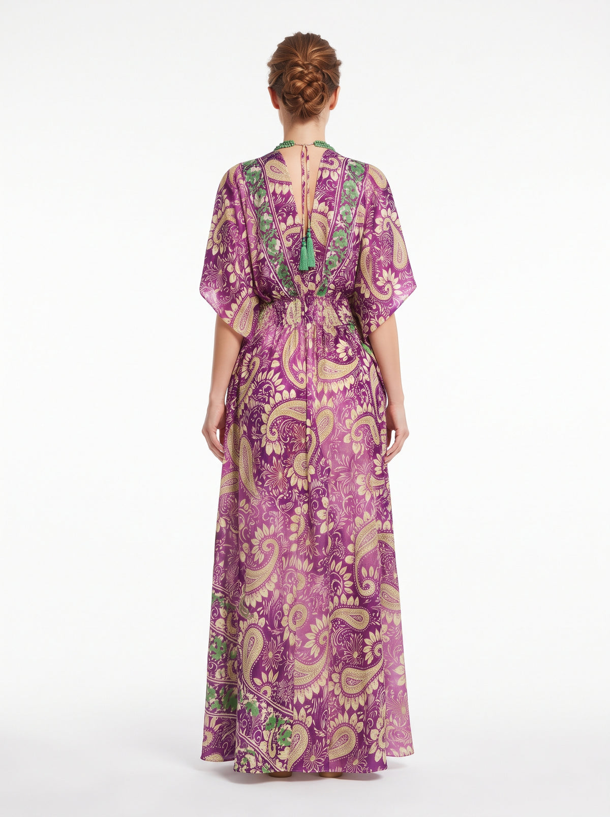 VESTIDO LARGO BOHEMIO "CIELO CARMESI"