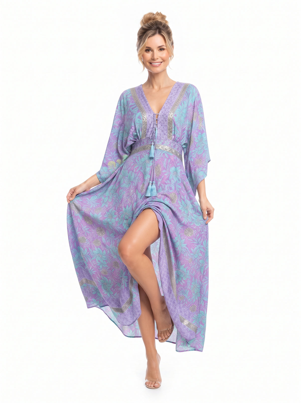 VESTIDO BOHEMIO "TIERRA SERENA"