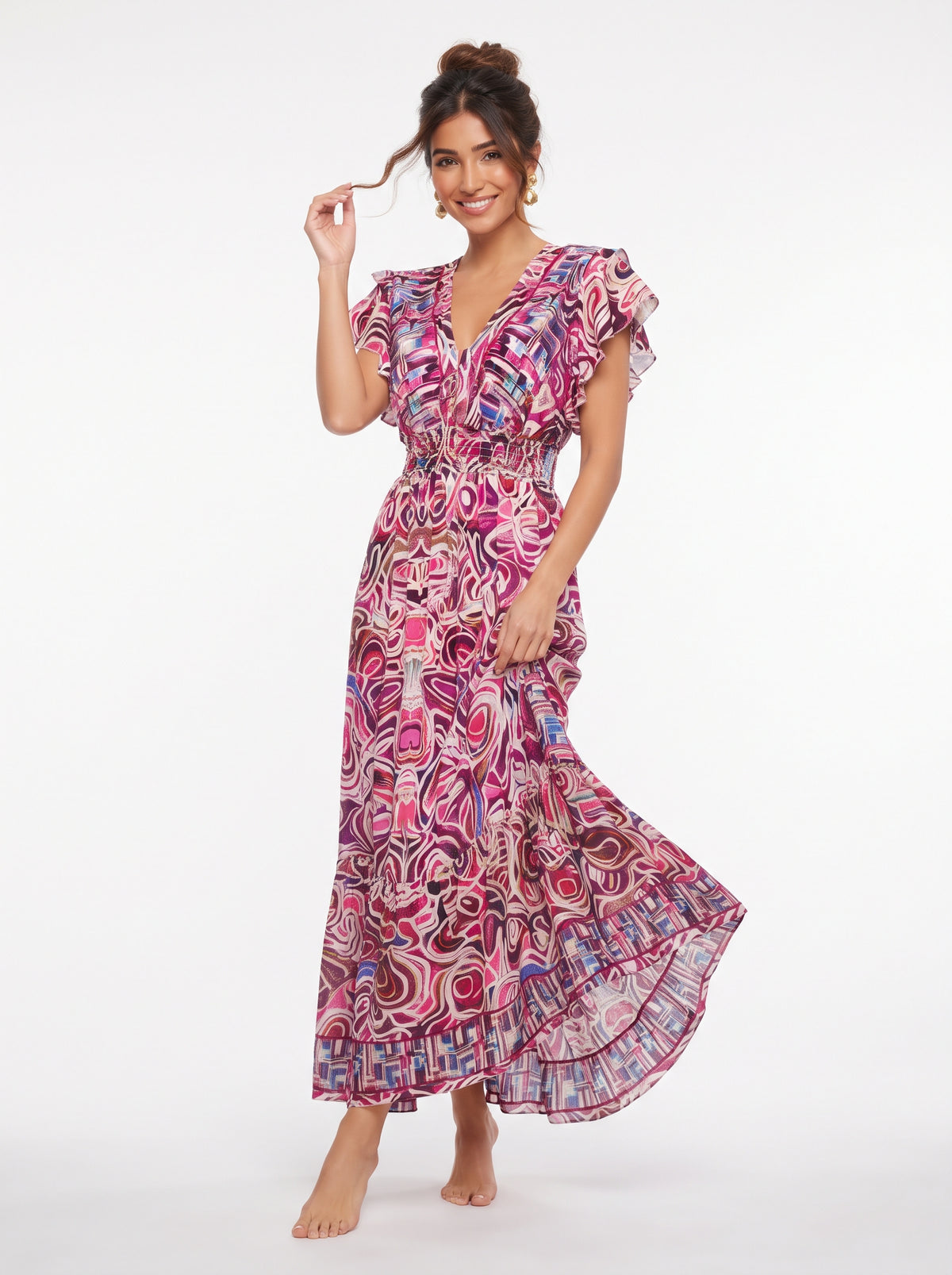 VESTIDO BOHO CHIC "ENCANTO DEL MAR"