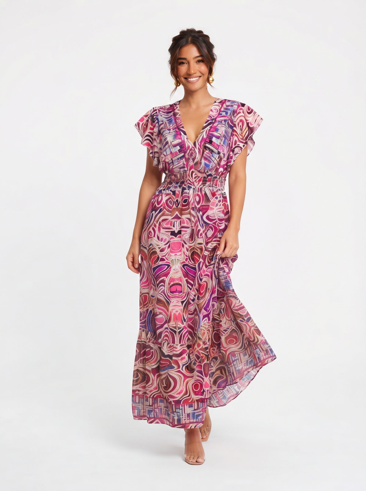 VESTIDO BOHO CHIC "ENCANTO DEL MAR"