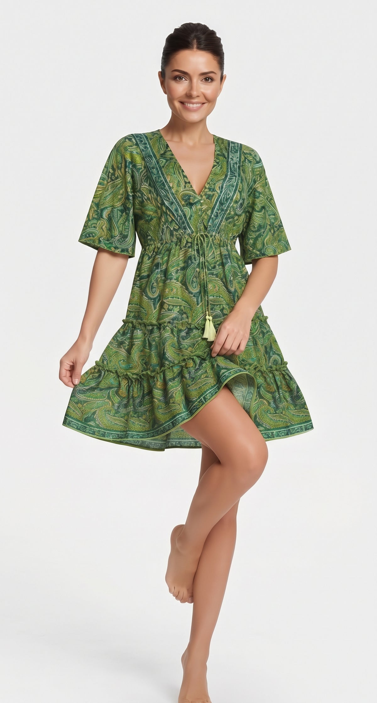 VESTIDO BOHO "JAZMIN DEL SOL