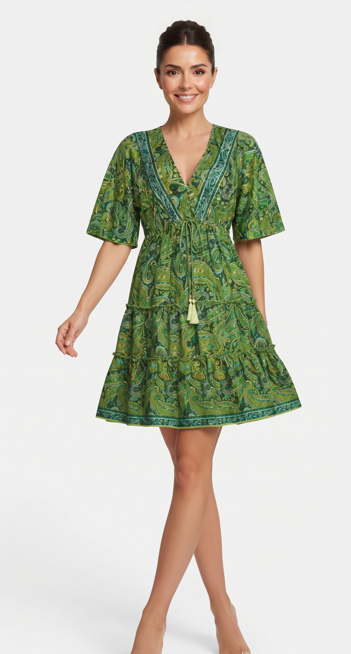 VESTIDO BOHO "JAZMIN DEL SOL