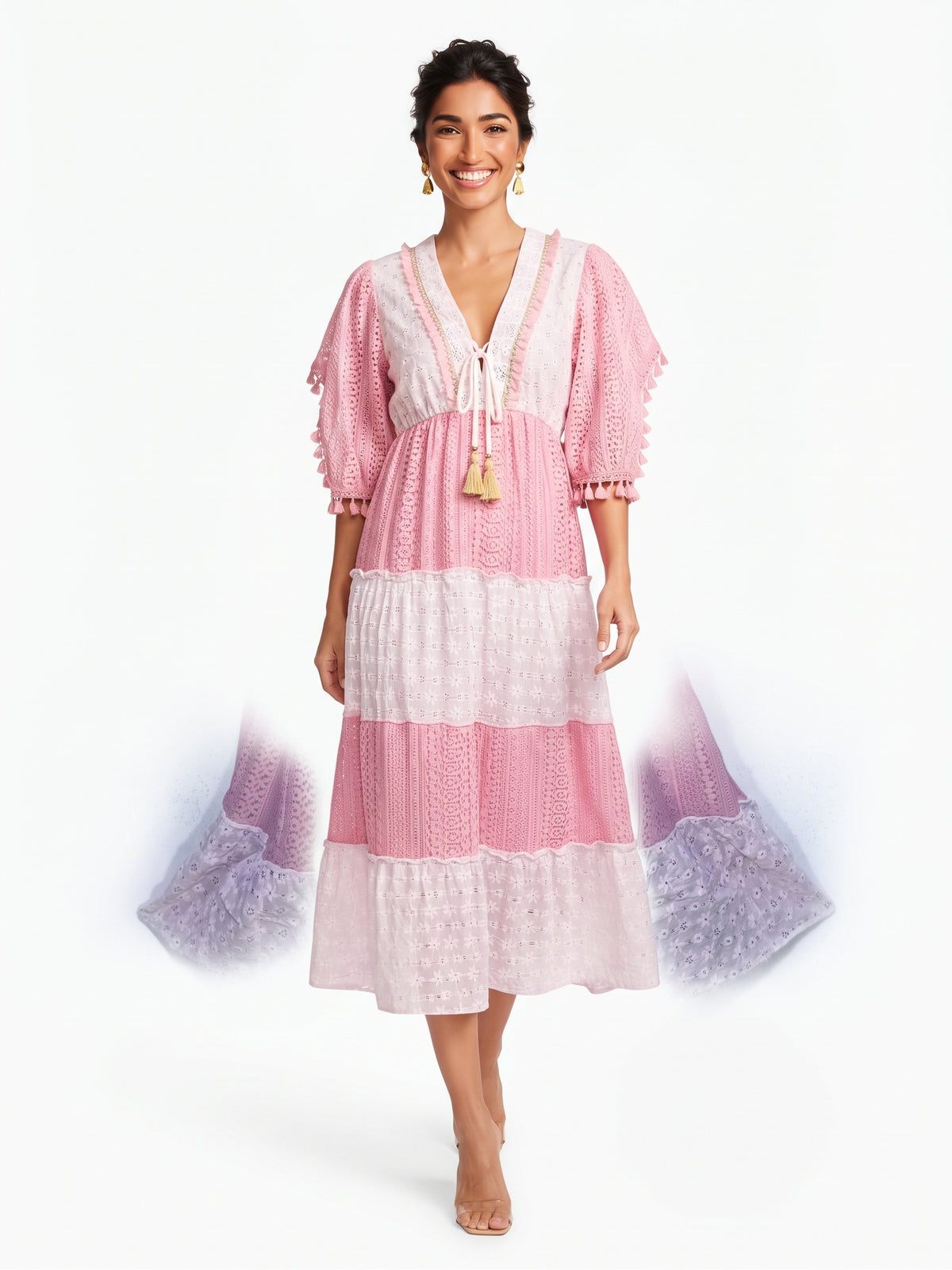 VESTIDO BOHEMIO "TARDE DE BRISA"