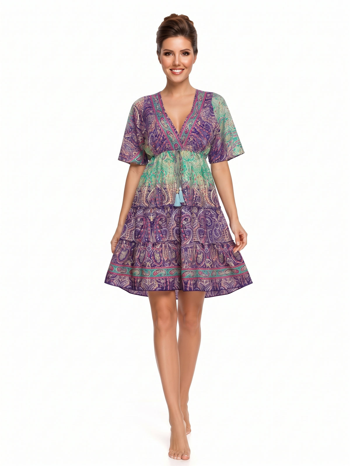 VESTIDO BOHEMIO CHIC "BELLE RIVIERA"