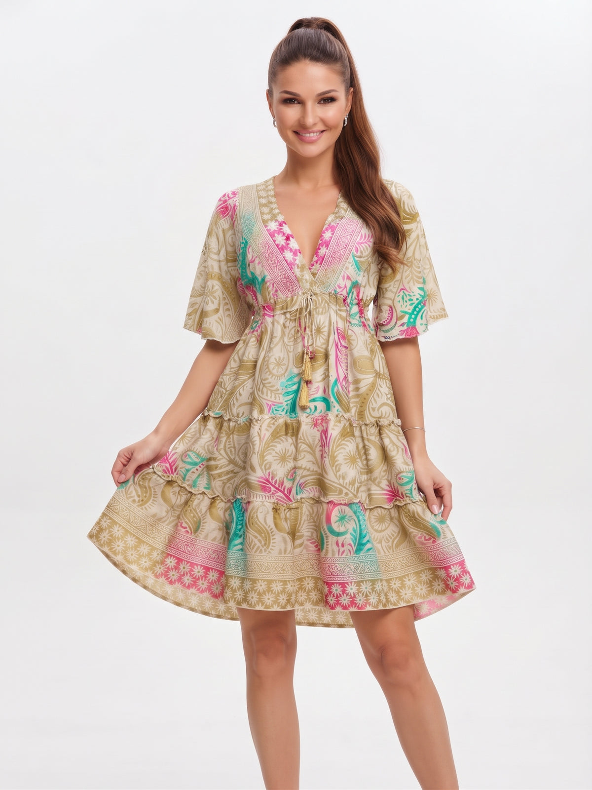 VESTIDO BOHEMIO "ENCANTO DE BALI"