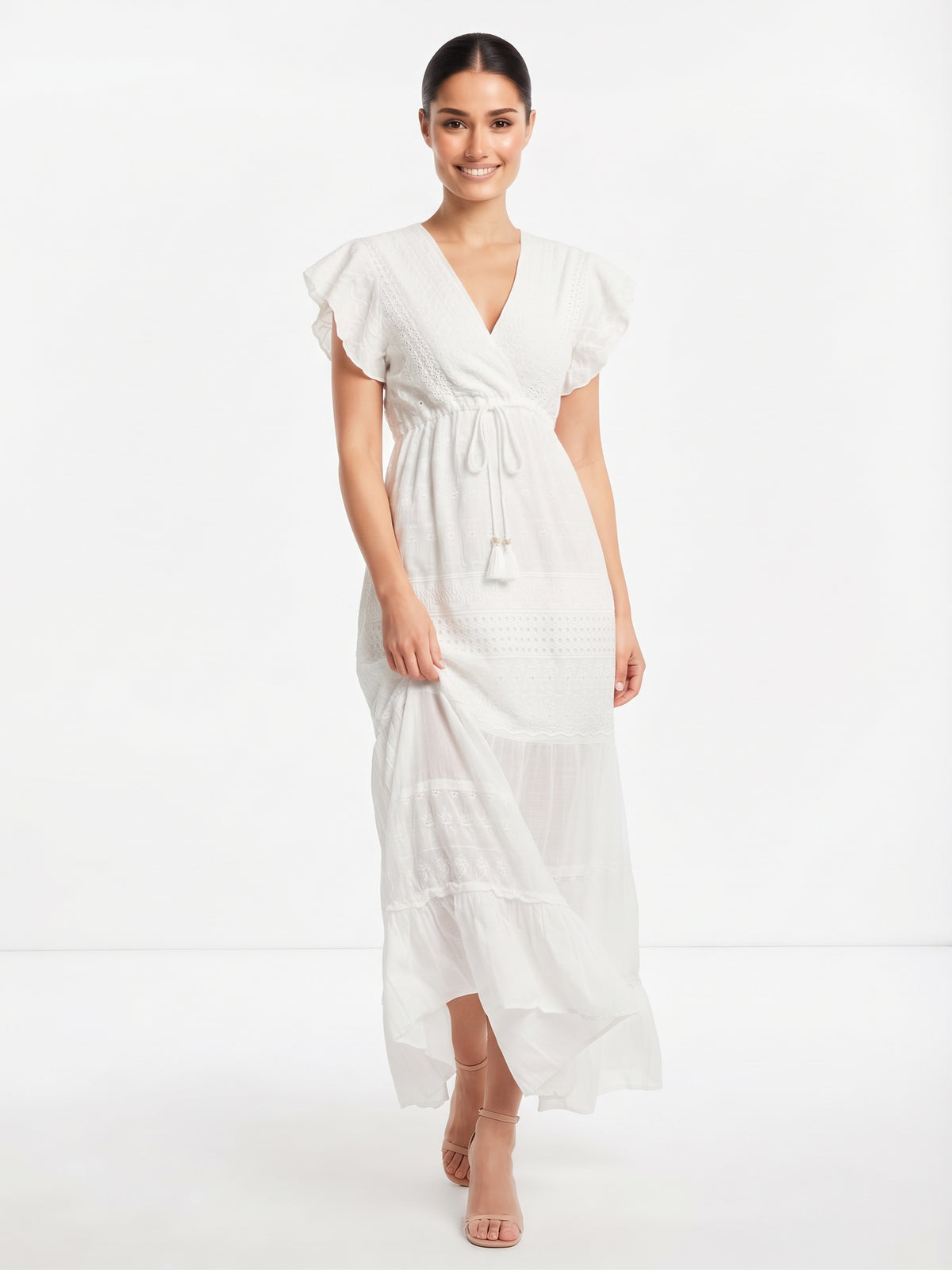 VESTIDO BOHEMIO "ROSA DE CAPRI"