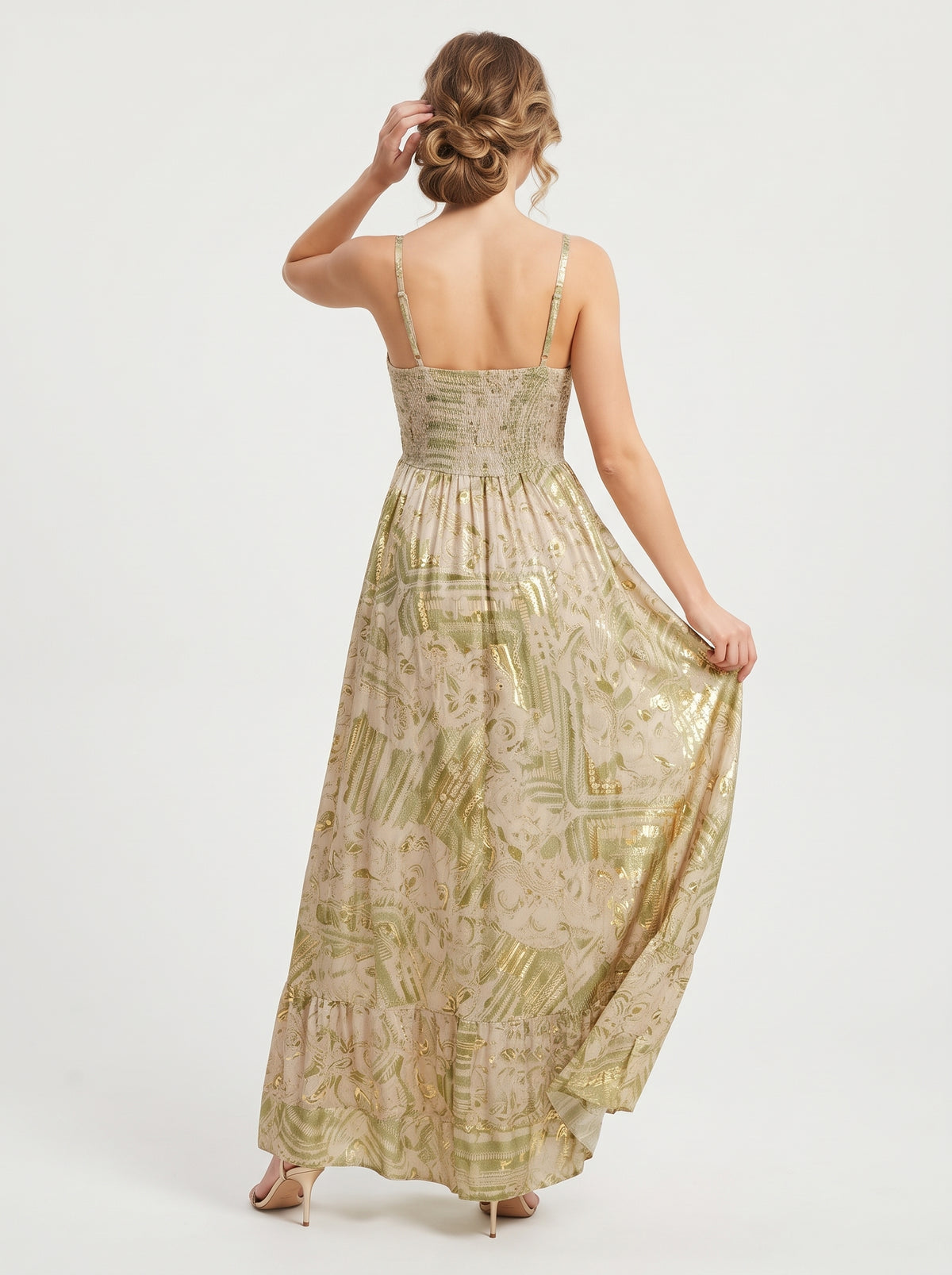 VESTIDO  LARGO "ENCANTO MARINA"
