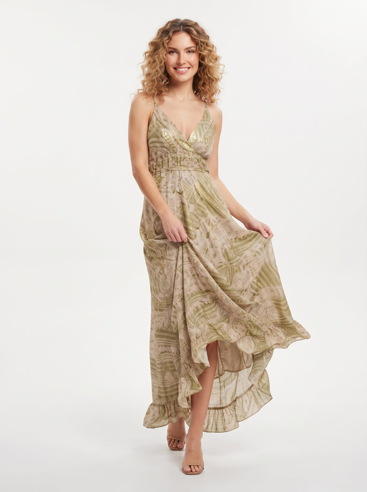 VESTIDO  LARGO "ENCANTO MARINA"