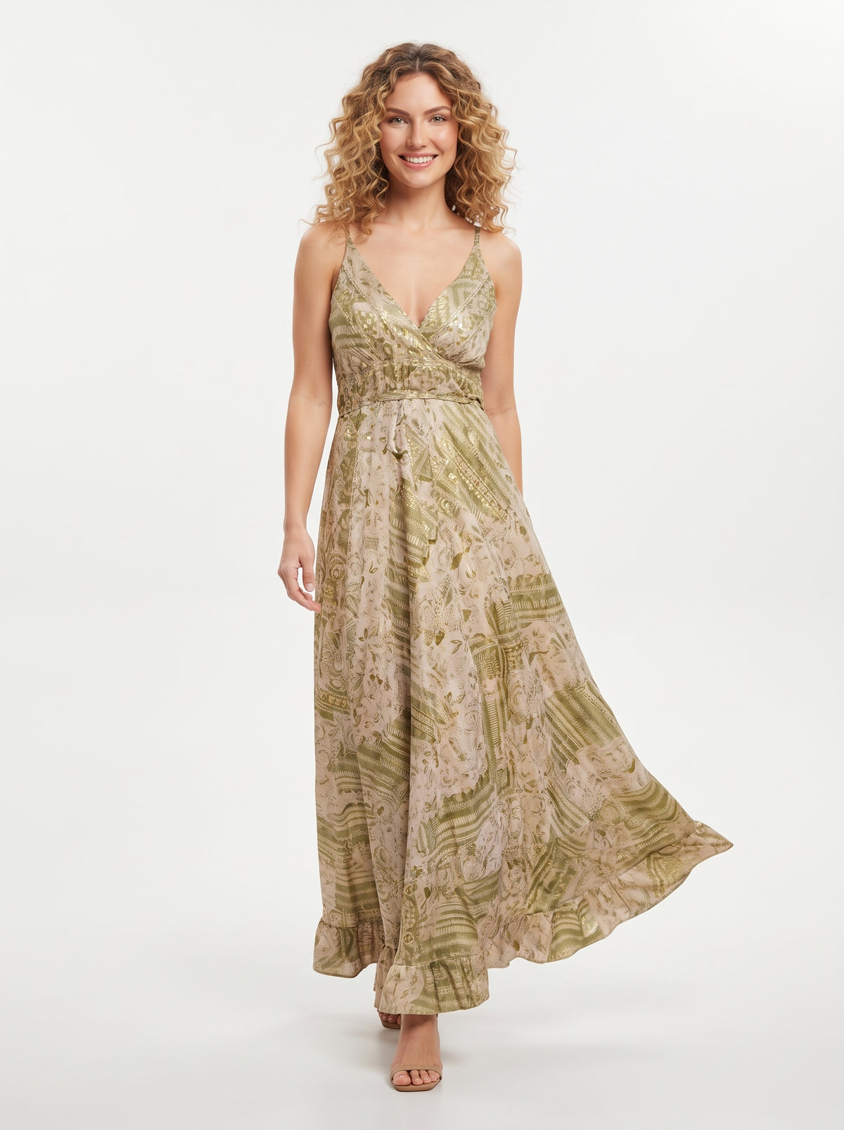 VESTIDO  LARGO "ENCANTO MARINA"