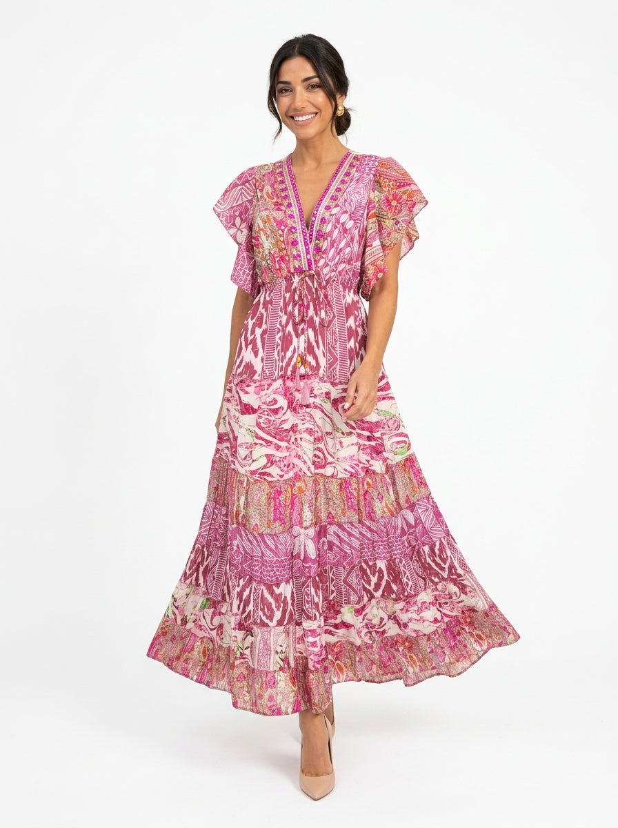 VESTIDO BOHEMIO "SUSPIRO DE TOSCANA"