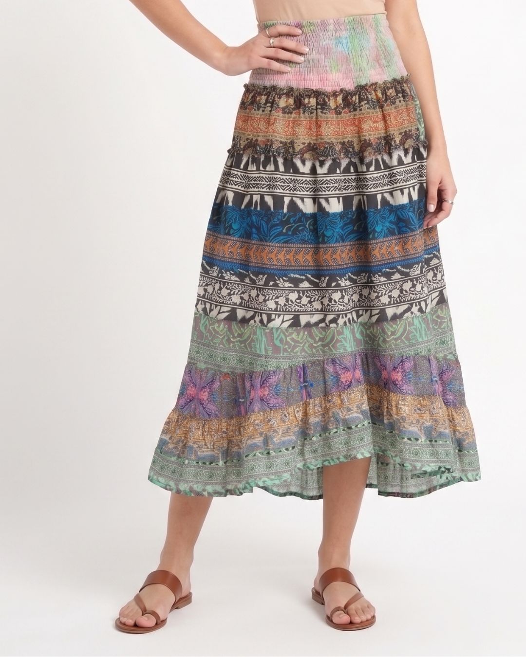 FALDA BOHO CHIC "MULTICOLORS"