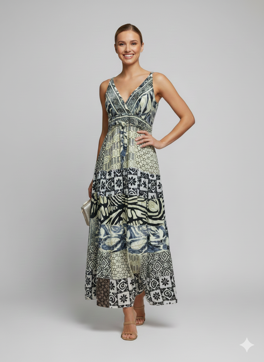 VESTIDO BOHEMIO "SOL DE ARENA"
