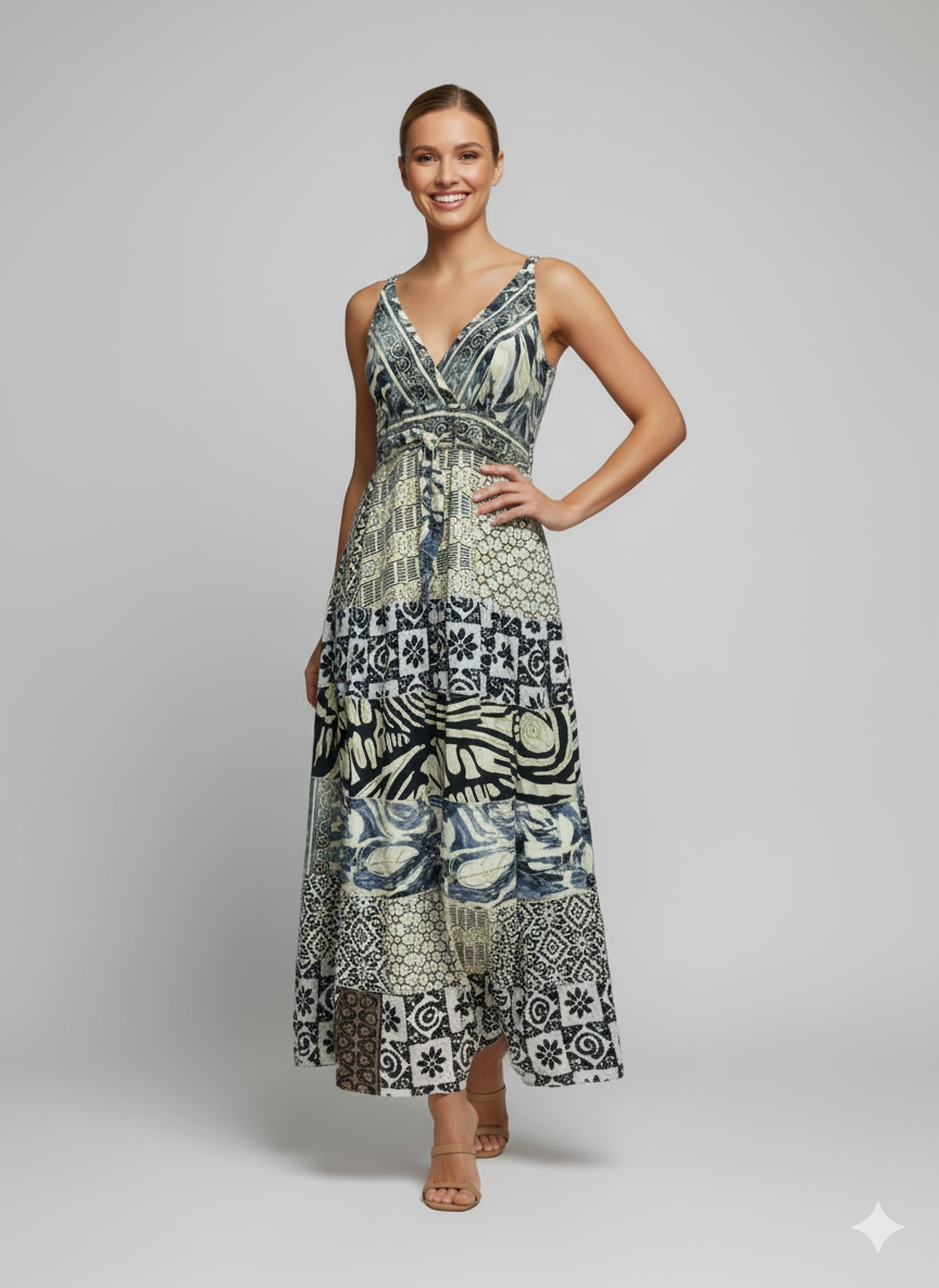 VESTIDO BOHEMIO "SOL DE ARENA"
