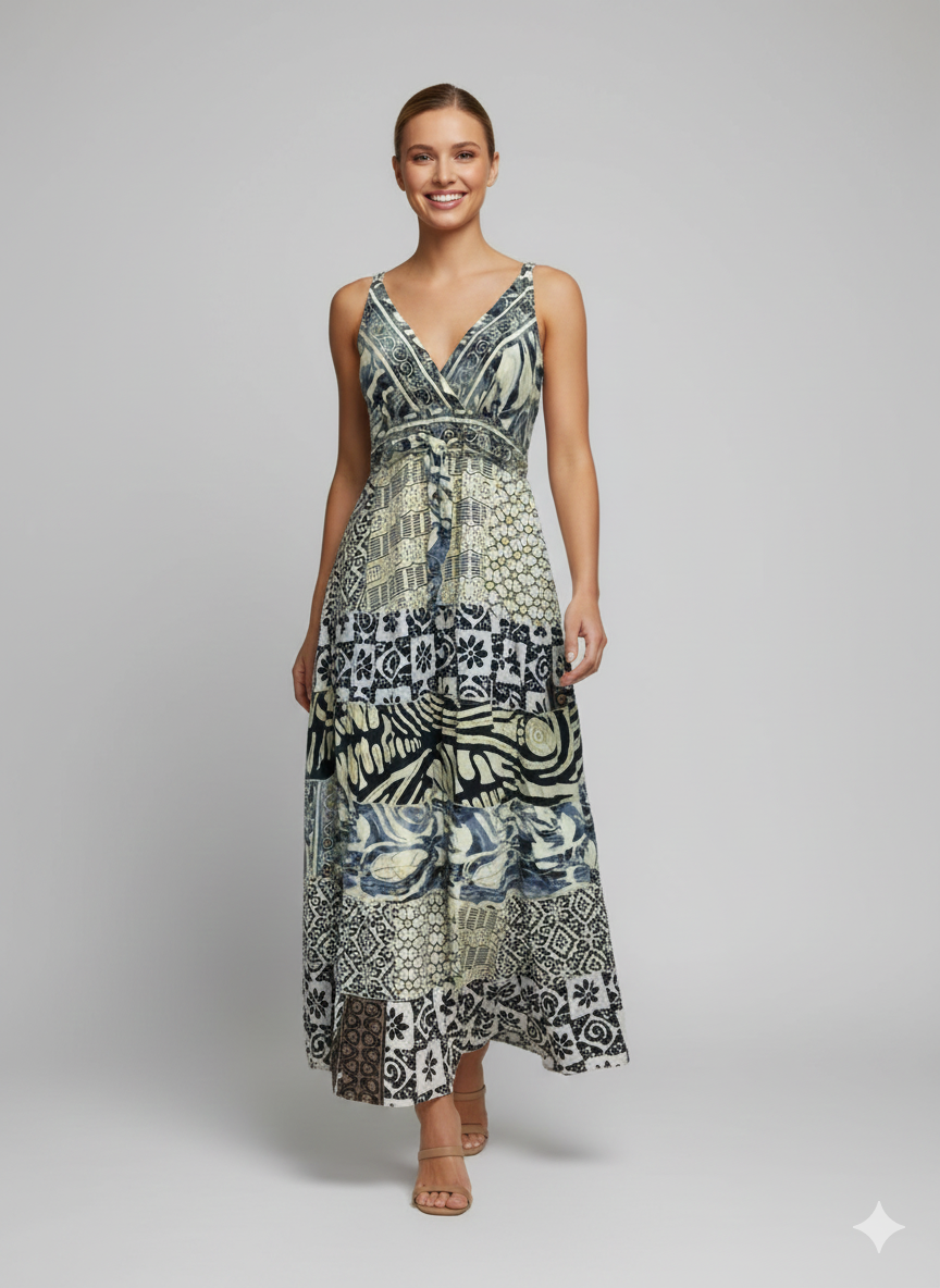 VESTIDO BOHEMIO "SOL DE ARENA"