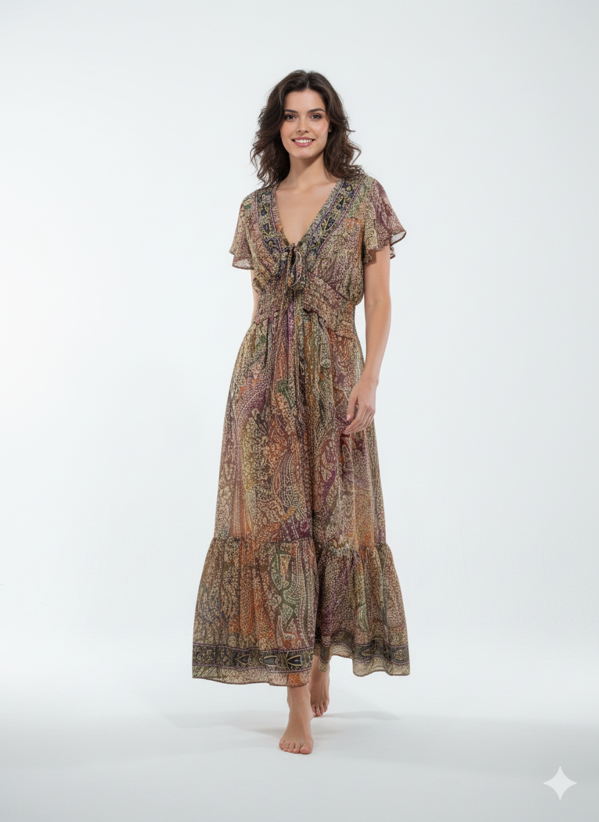 VESTIDO LARGO NUEVO ATARDECER