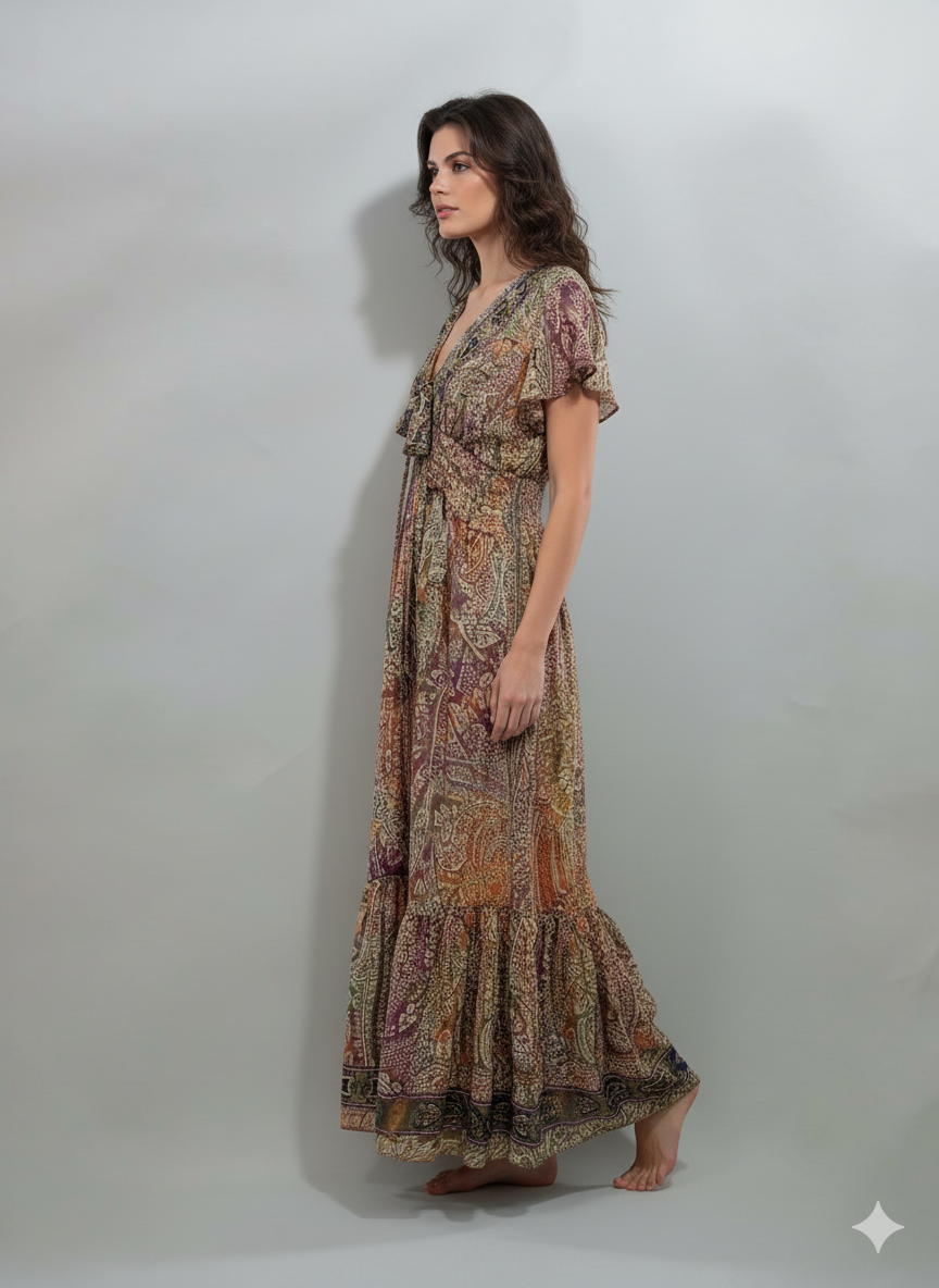 VESTIDO LARGO NUEVO ATARDECER