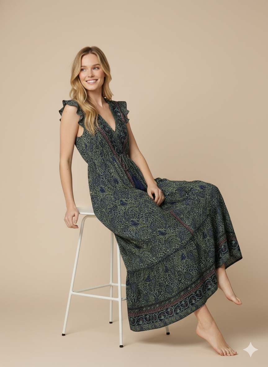 VESTIDO LARGO BOHEMIO FRESCURA