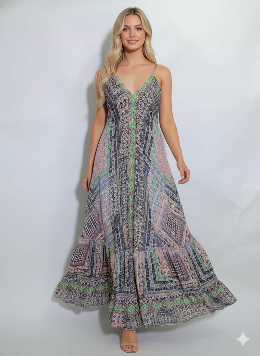 VESTIDO BOHEMIO "ENCANTO"