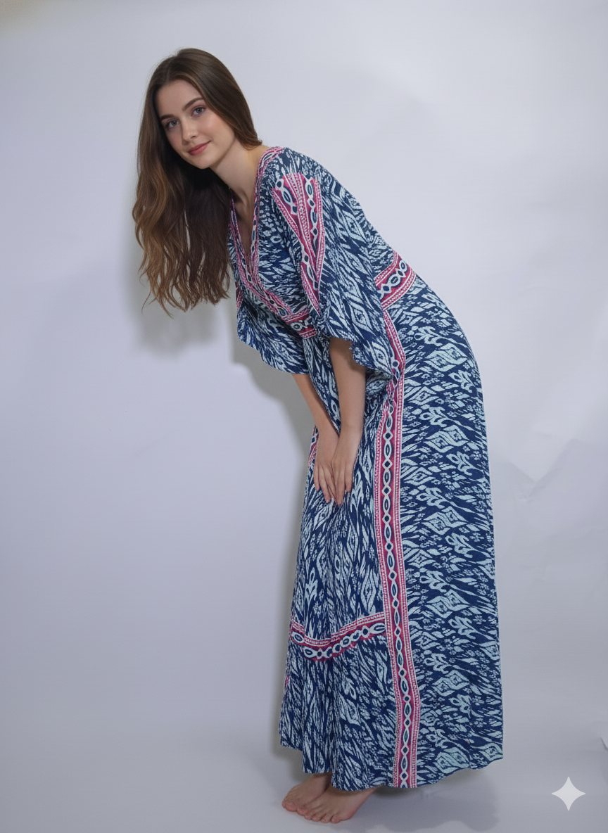 VESTIDO BOHEMIO  "FRESCURA MEDITERANEA"