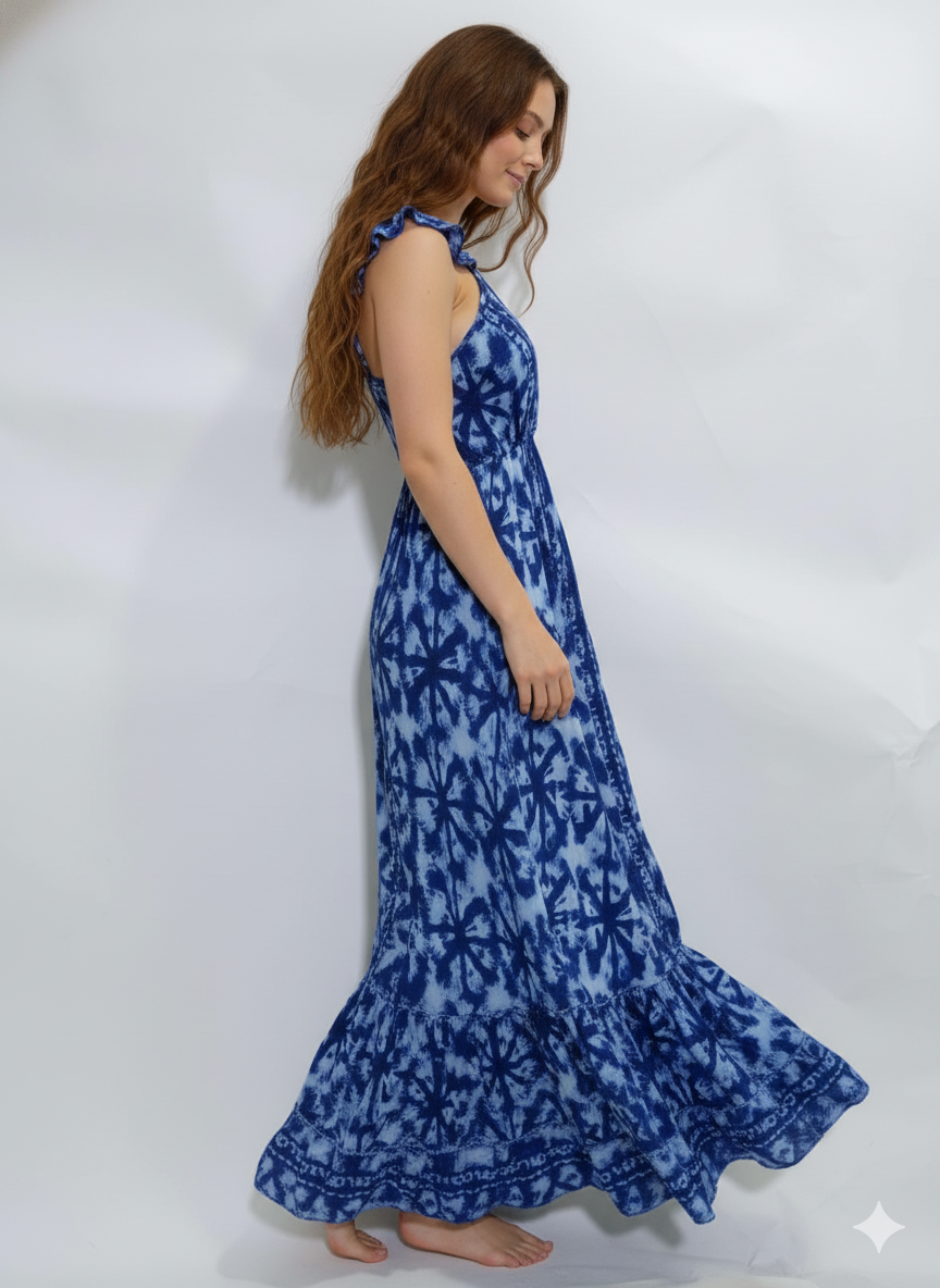 VESTIDO BOHEMIO "INSPIRACION TROPICAL"