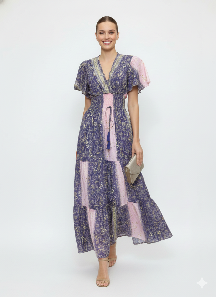 VESTIDO BOHEMIO "VIENTO DE PALMERA"