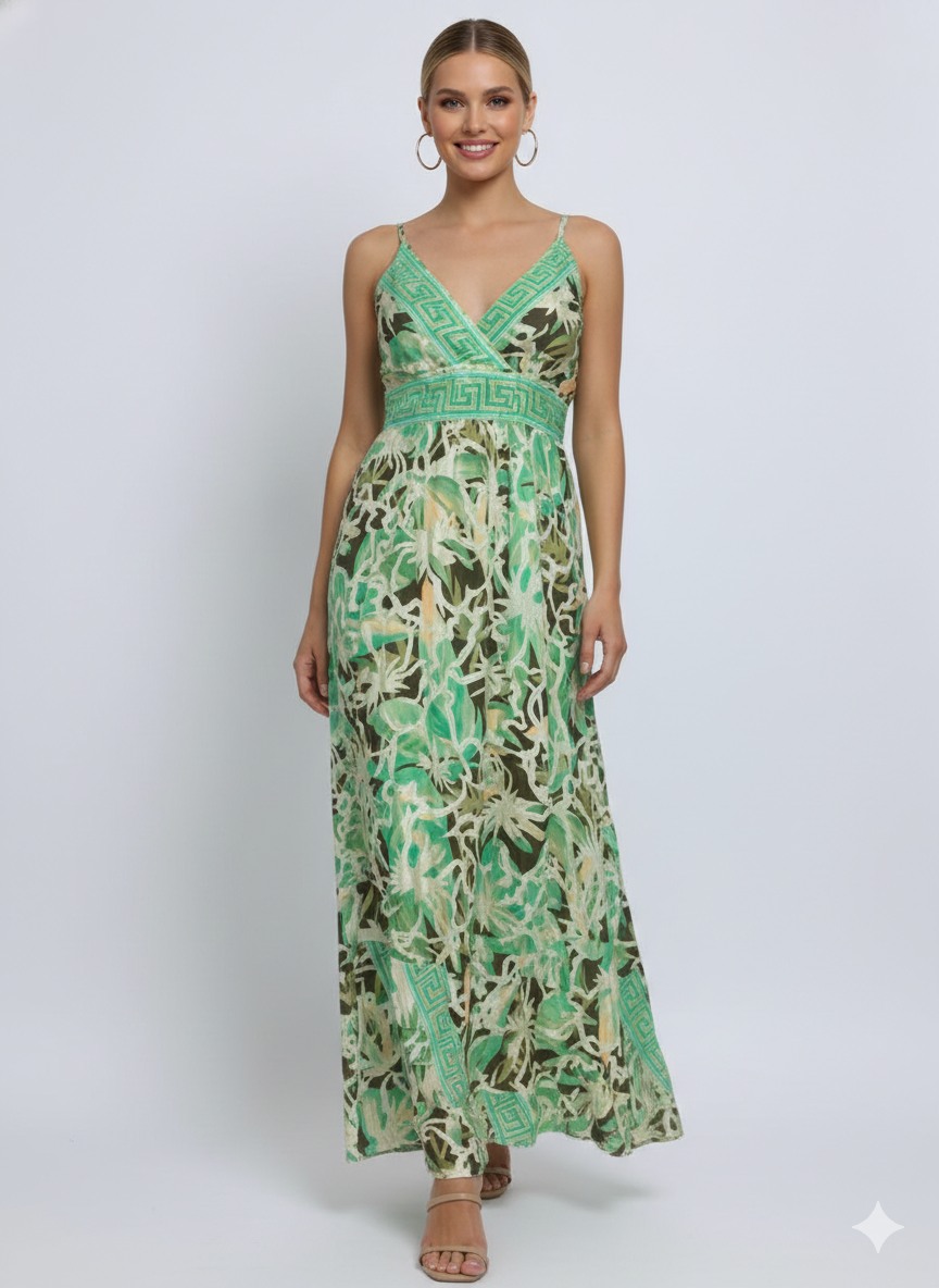 VESTIDO BOHO " FLOR DEL PACIFICO"