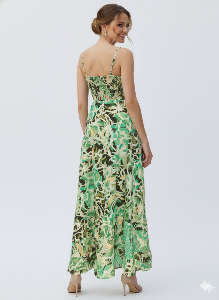 VESTIDO BOHO " FLOR DEL PACIFICO"