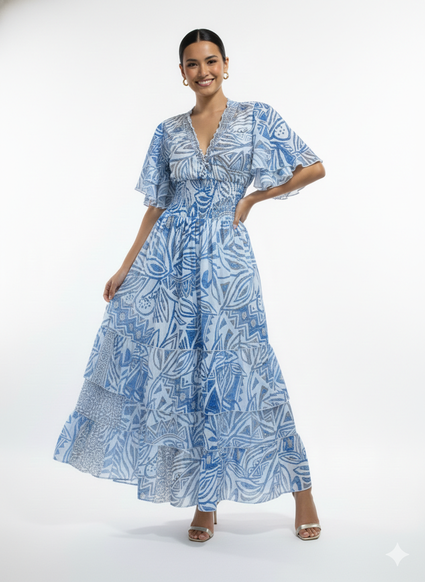 VESTIDO BOHEMIO "SUEÑO PROFUNDO"
