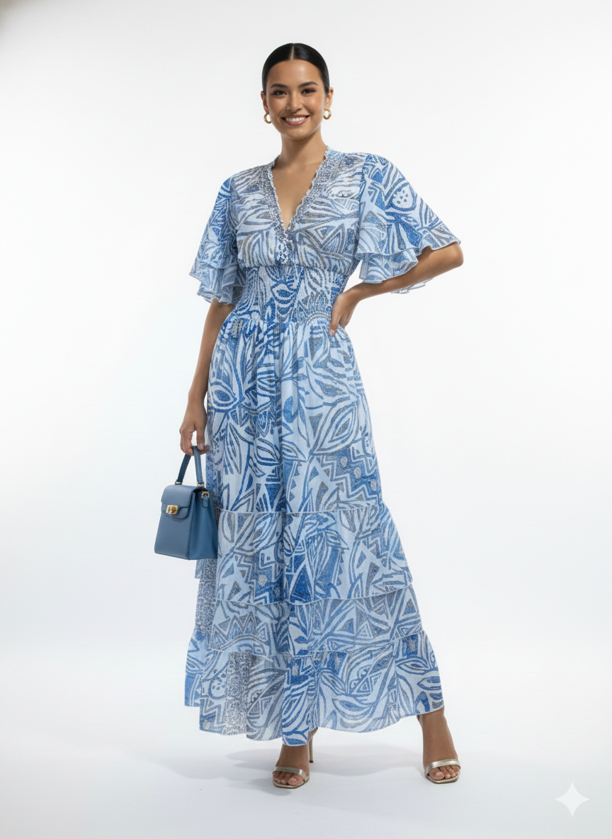 VESTIDO BOHEMIO "SUEÑO PROFUNDO"